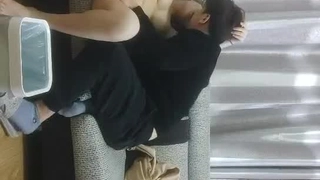 清纯女神 和她的胖姐妹，线下和粉丝约啪，这粉丝太性运了